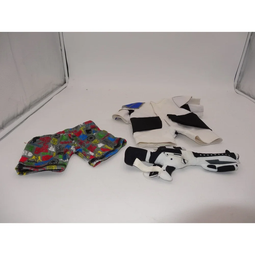 Build-A-Bear Workshop Star Wars Stormtrooper Jumpsuit Costume Gun and Pjs 16in